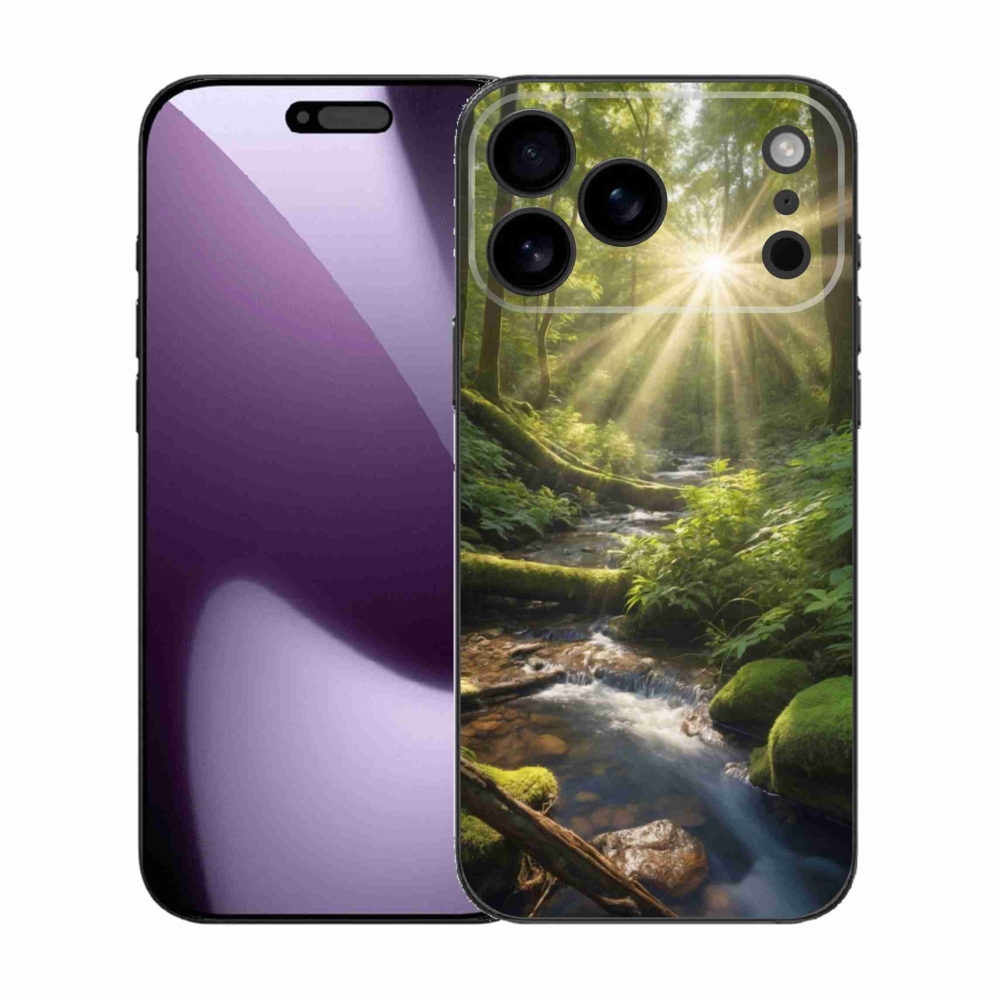 Gélový kryt mmCase na iPhone 17 Pro Max - hlbina lesa
