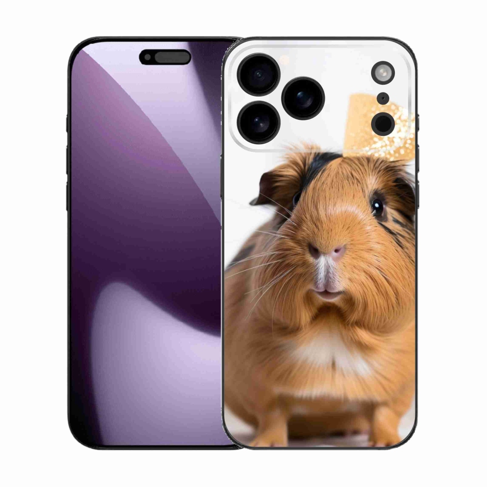 Gélový kryt mmCase na iPhone 17 Pro Max - hnedé morča
