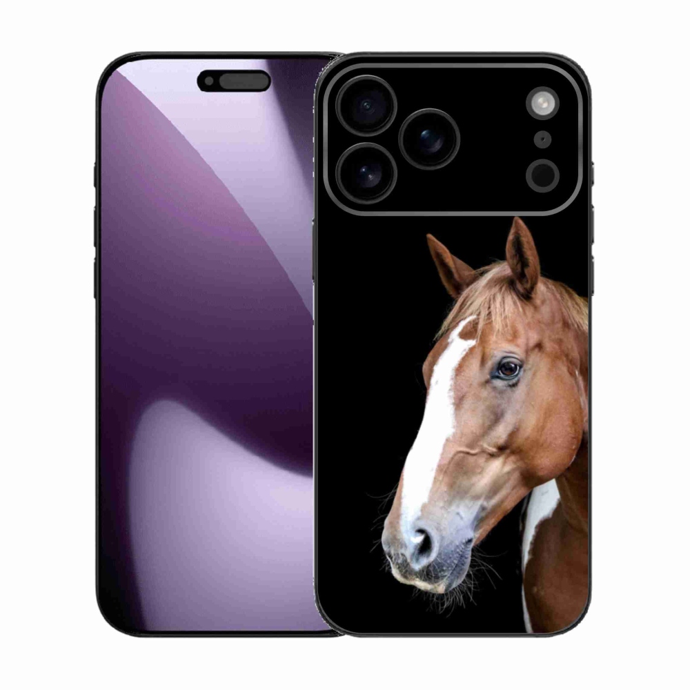 Gélový kryt mmCase na iPhone 17 Pro Max - hnedý kôň 3