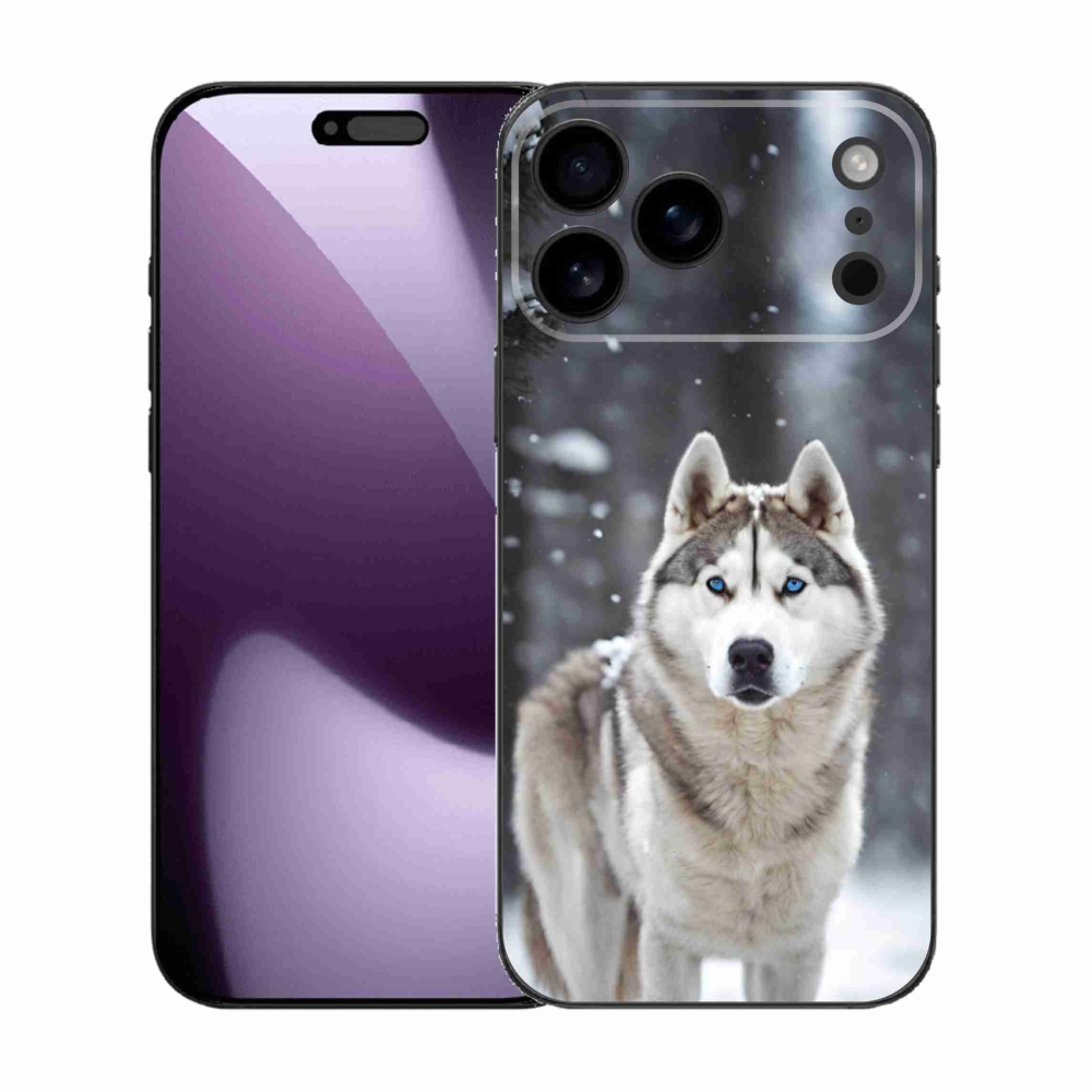 Gélový kryt mmCase na iPhone 17 Pro Max - husky 2