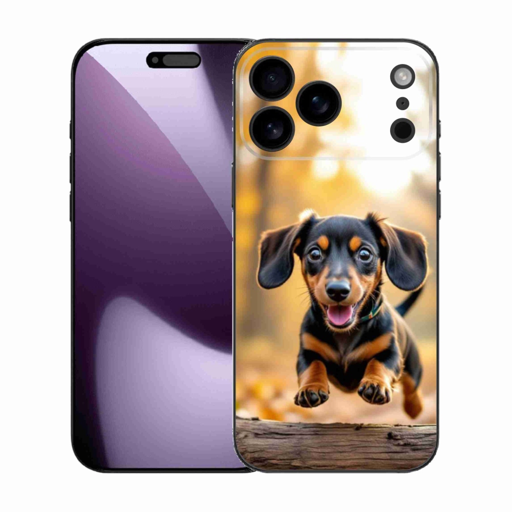 Gélový kryt mmCase na iPhone 17 Pro Max - jazvečík 2