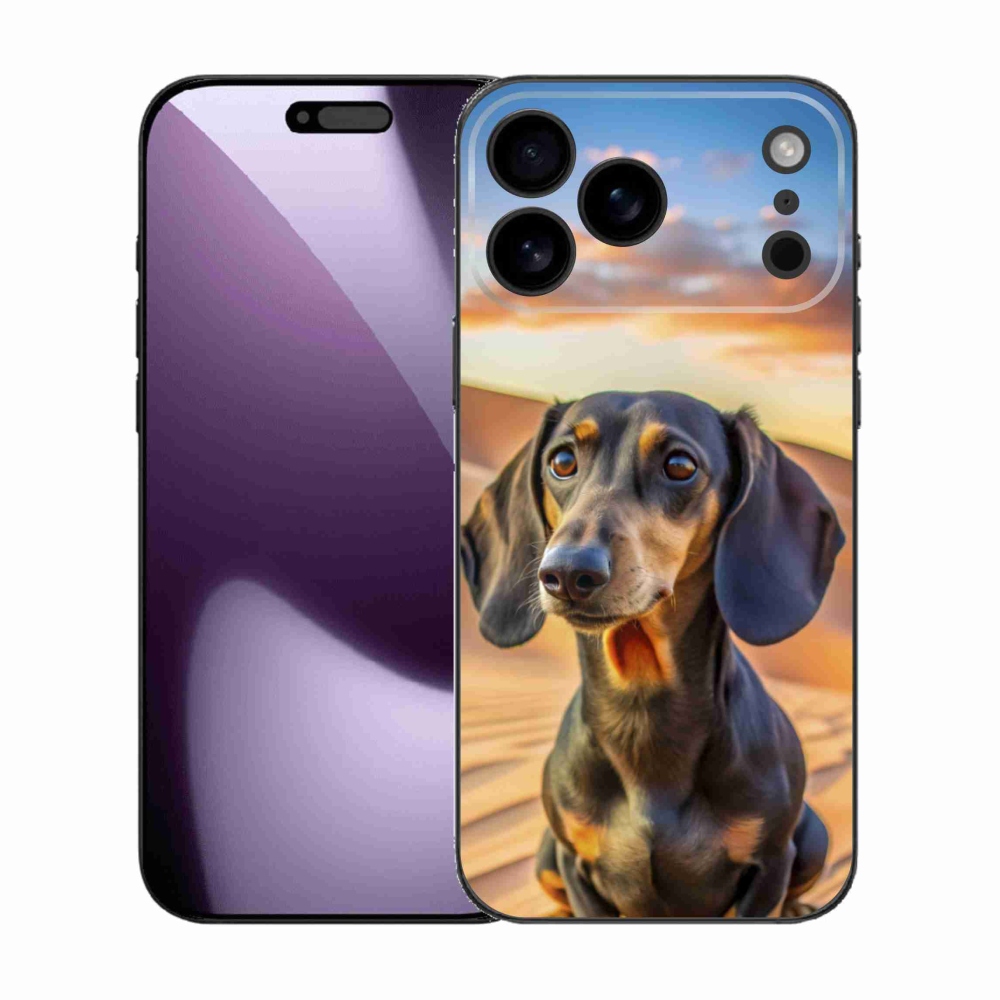 Gélový kryt mmCase na iPhone 17 Pro Max - jazvečík 3