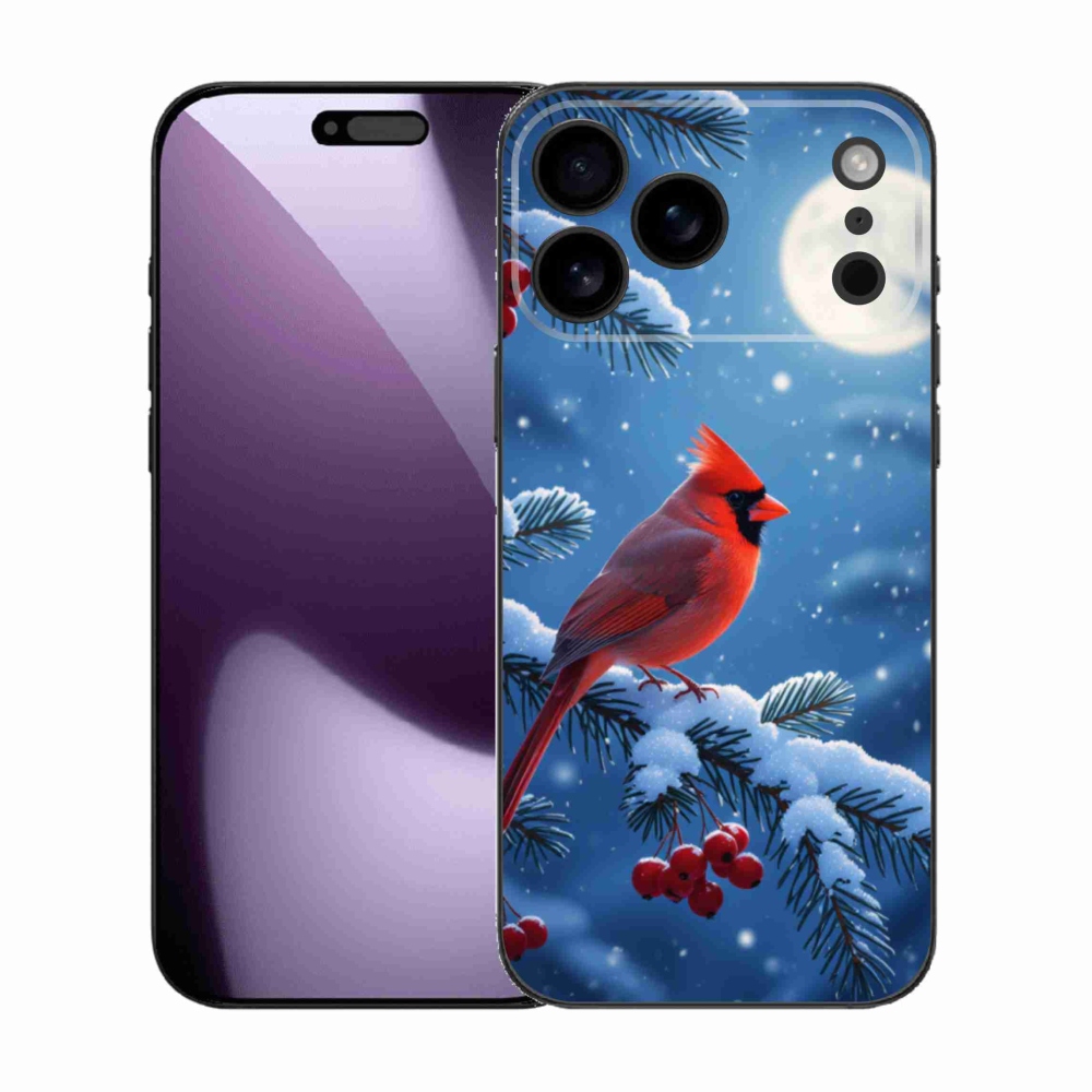 Gélový kryt mmCase na iPhone 17 Pro Max - kardinál červený