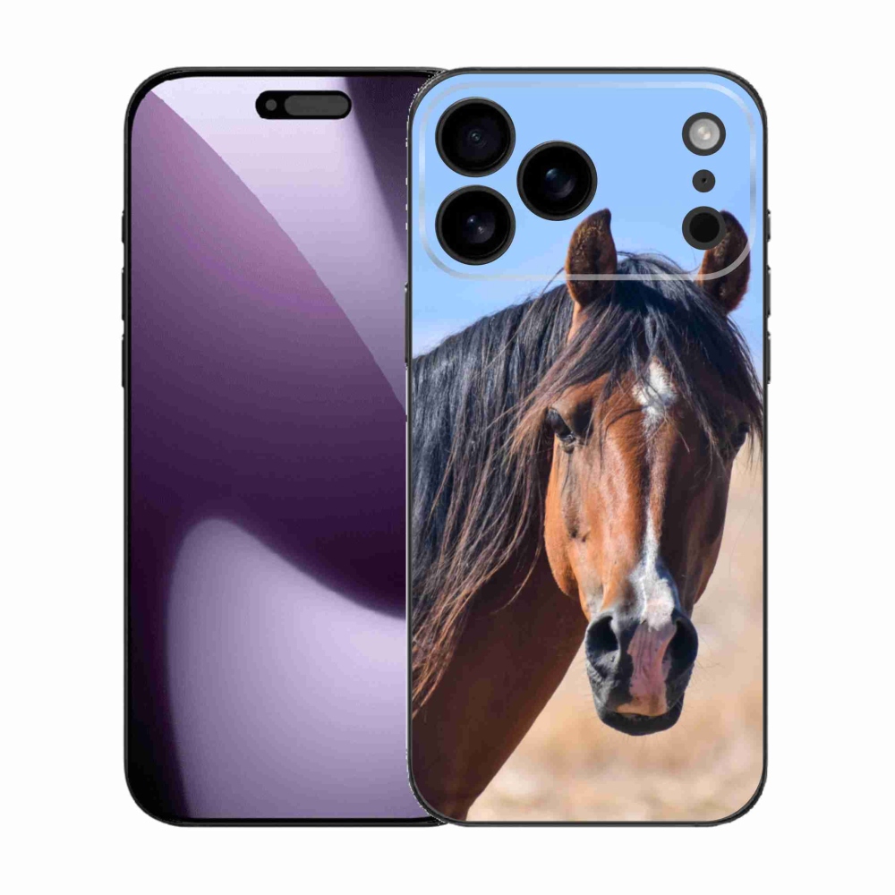 Gélový kryt mmCase na iPhone 17 Pro Max - pokojný kôň