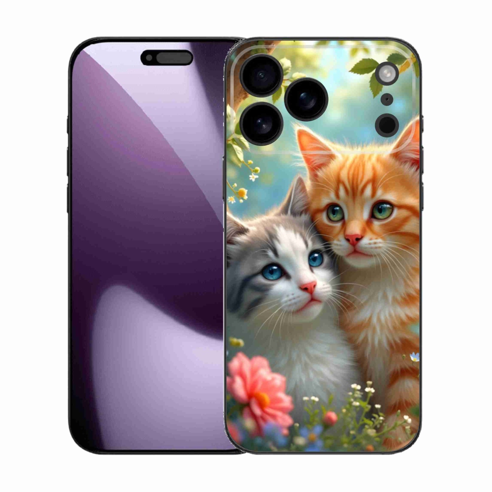 Gélový kryt mmCase na iPhone 17 Pro Max - mačacia láska 2