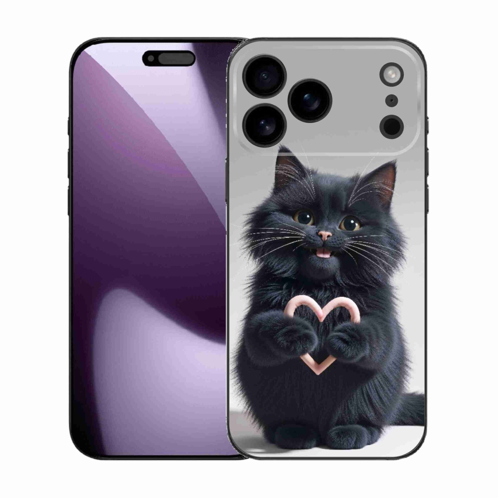 Gélový kryt mmCase na iPhone 17 Pro Max - mačacia láska 3