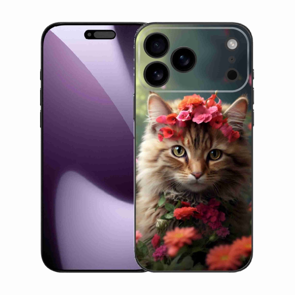 Gélový kryt mmCase na iPhone 17 Pro Max - mačacia princezná