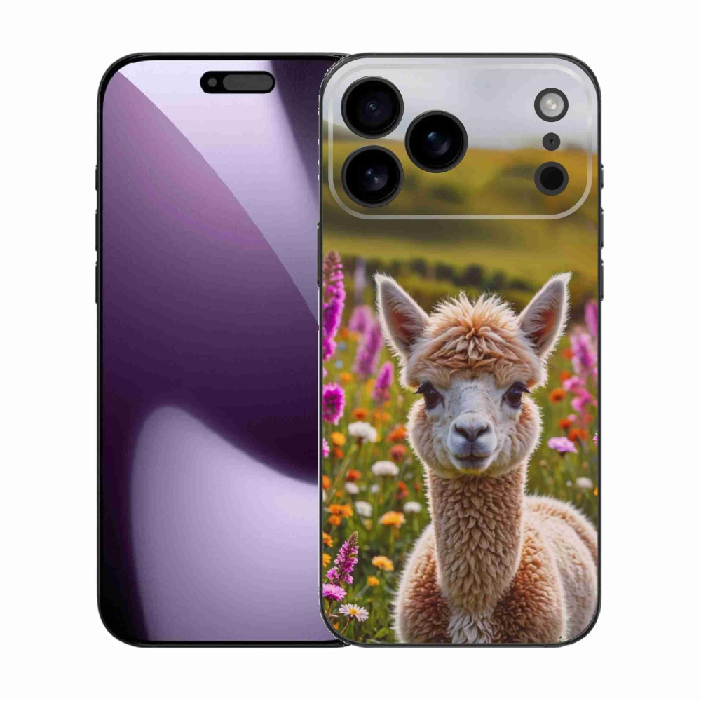 Gélový kryt mmCase na iPhone 17 Pro Max - lama na lúke