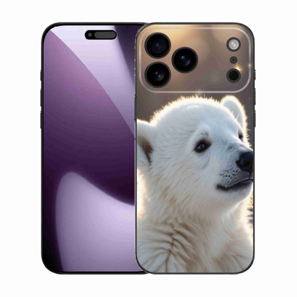 Gélový kryt mmCase na iPhone 17 Pro Max - ľadový medveď