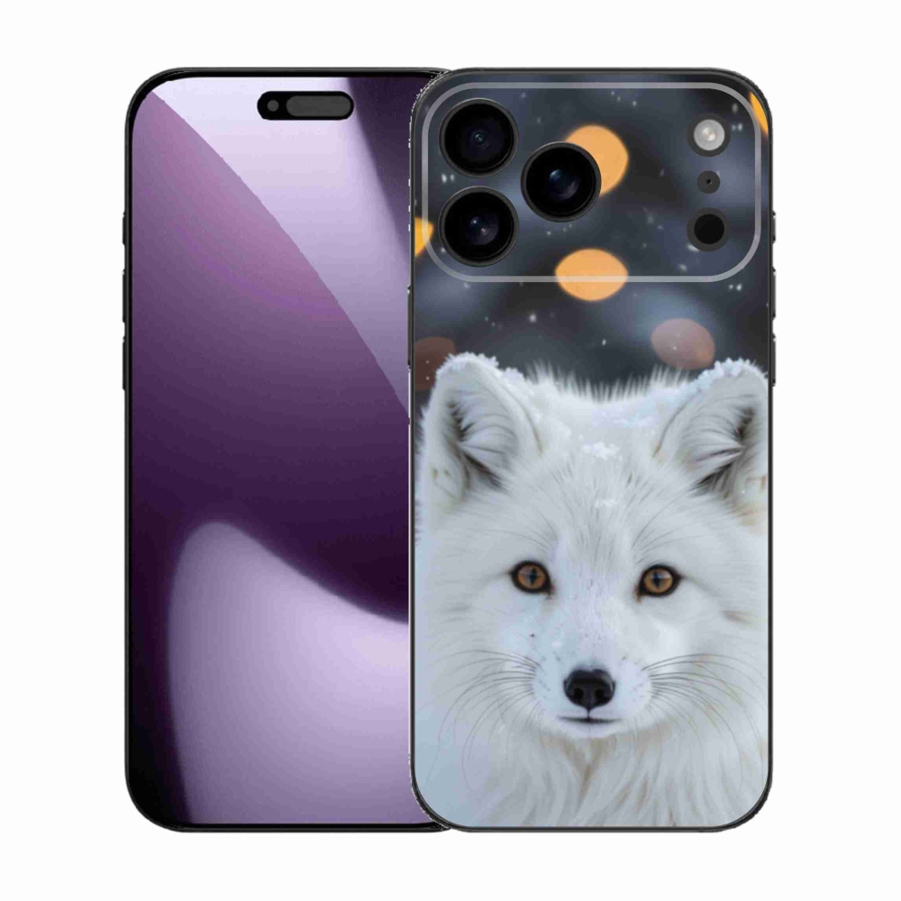 Gélový kryt mmCase na iPhone 17 Pro Max - líška polárna