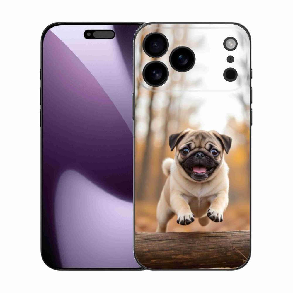 Gélový kryt mmCase na iPhone 17 Pro Max - mops 2