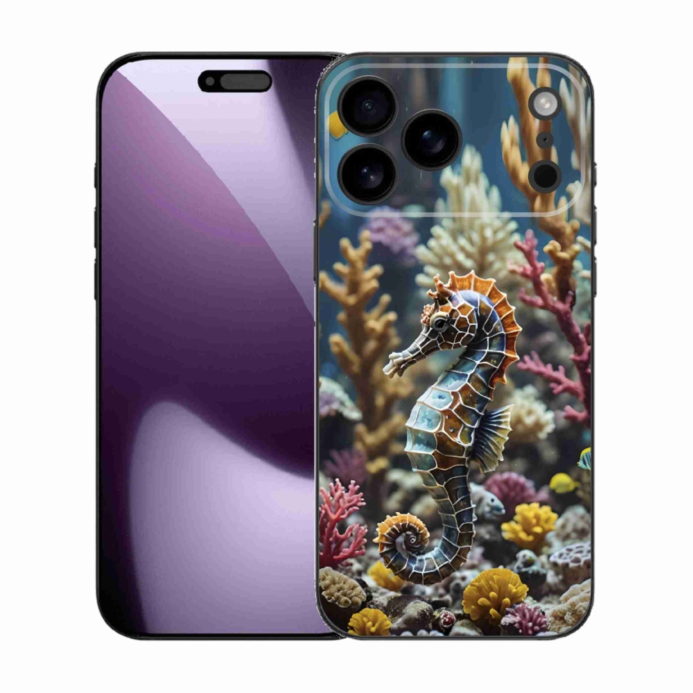 Gélový kryt mmCase na iPhone 17 Pro Max - morský koník 2