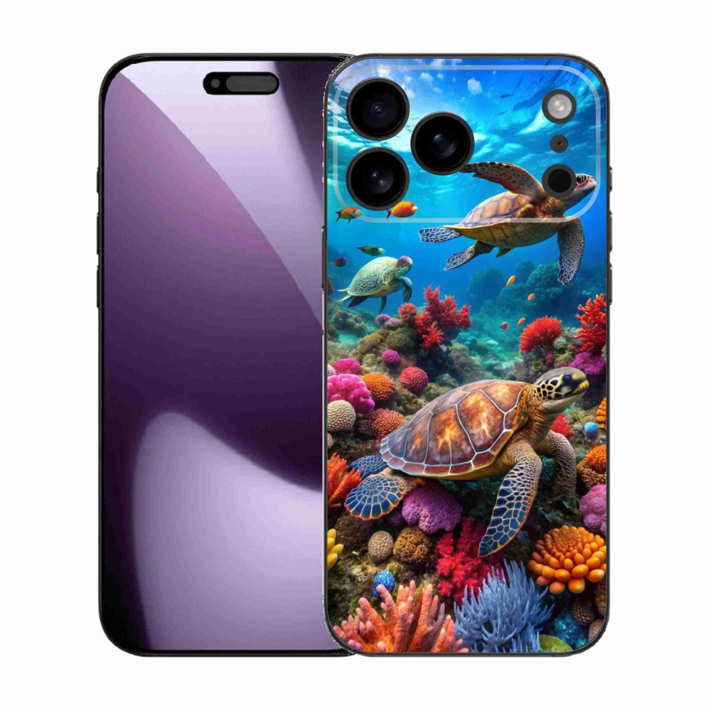 Gélový kryt mmCase na iPhone 17 Pro Max - morský svet 2