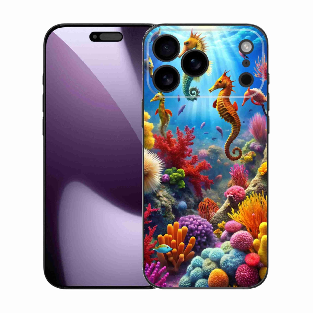 Gélový kryt mmCase na iPhone 17 Pro Max - morský svet 3