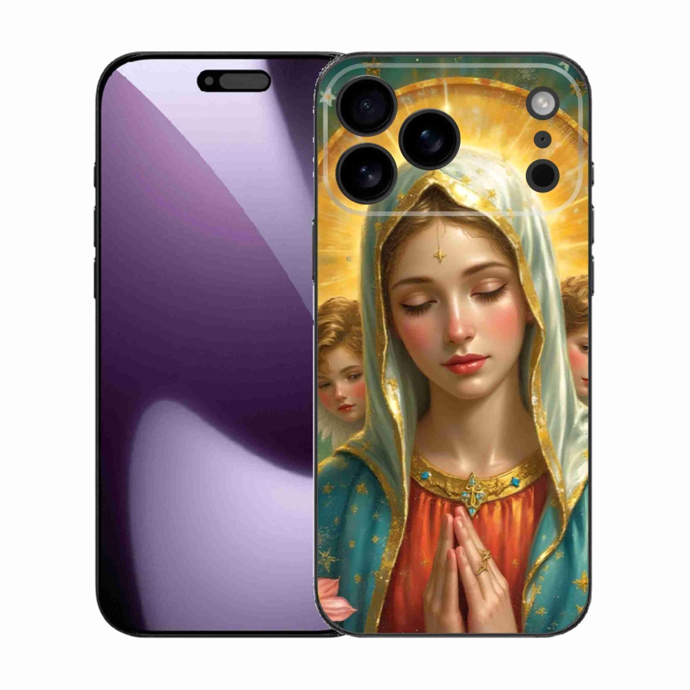 Gélový kryt mmCase na iPhone 17 Pro Max - náboženský motív 3