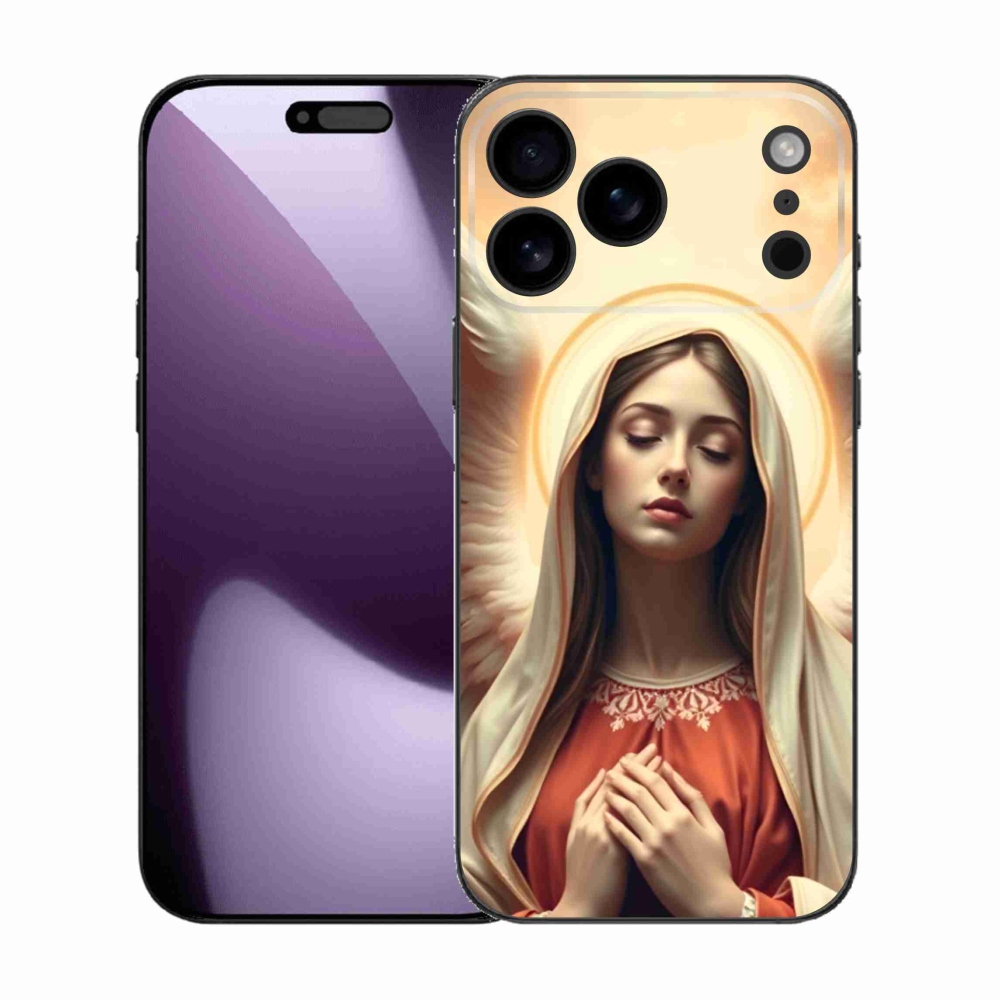 Gélový kryt mmCase na iPhone 17 Pro Max - náboženský motív