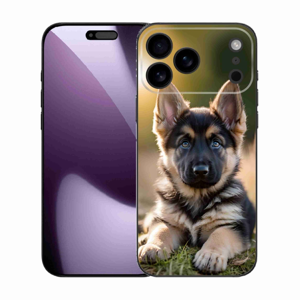 Gélový kryt mmCase na iPhone 17 Pro Max - nemecký ovčiak v prírode