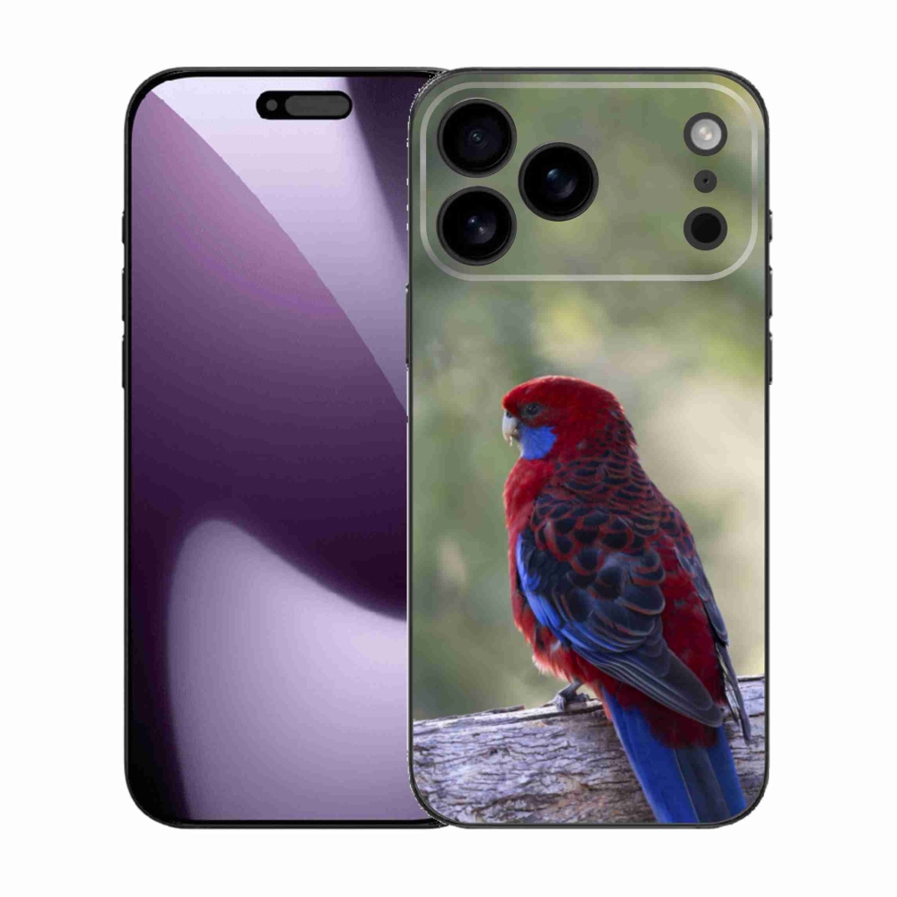 Gélový kryt mmCase na iPhone 17 Pro Max - papagáj alexander žltý