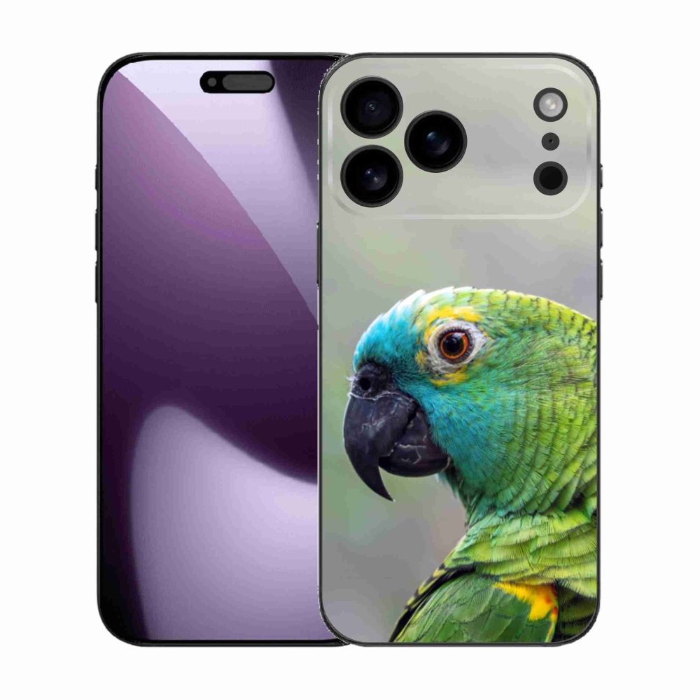 Gélový kryt mmCase na iPhone 17 Pro Max - papagáj amazoňan