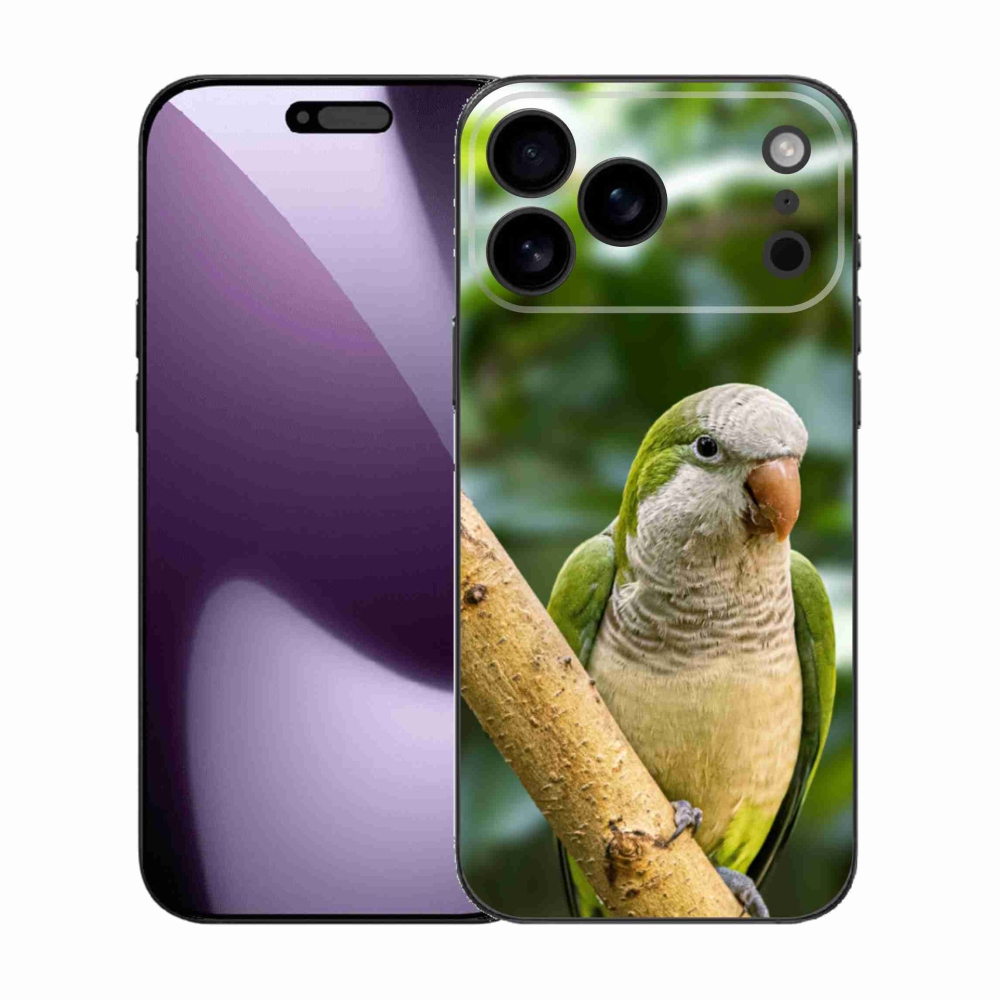 Gélový kryt mmCase na iPhone 17 Pro Max - papagáj mníšok