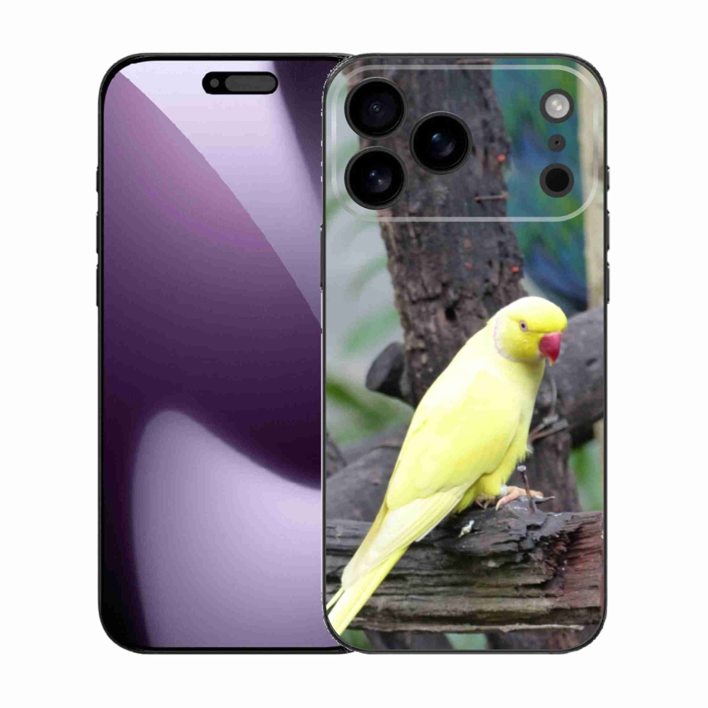 Gélový kryt mmCase na iPhone 17 Pro Max - papagáj rosela