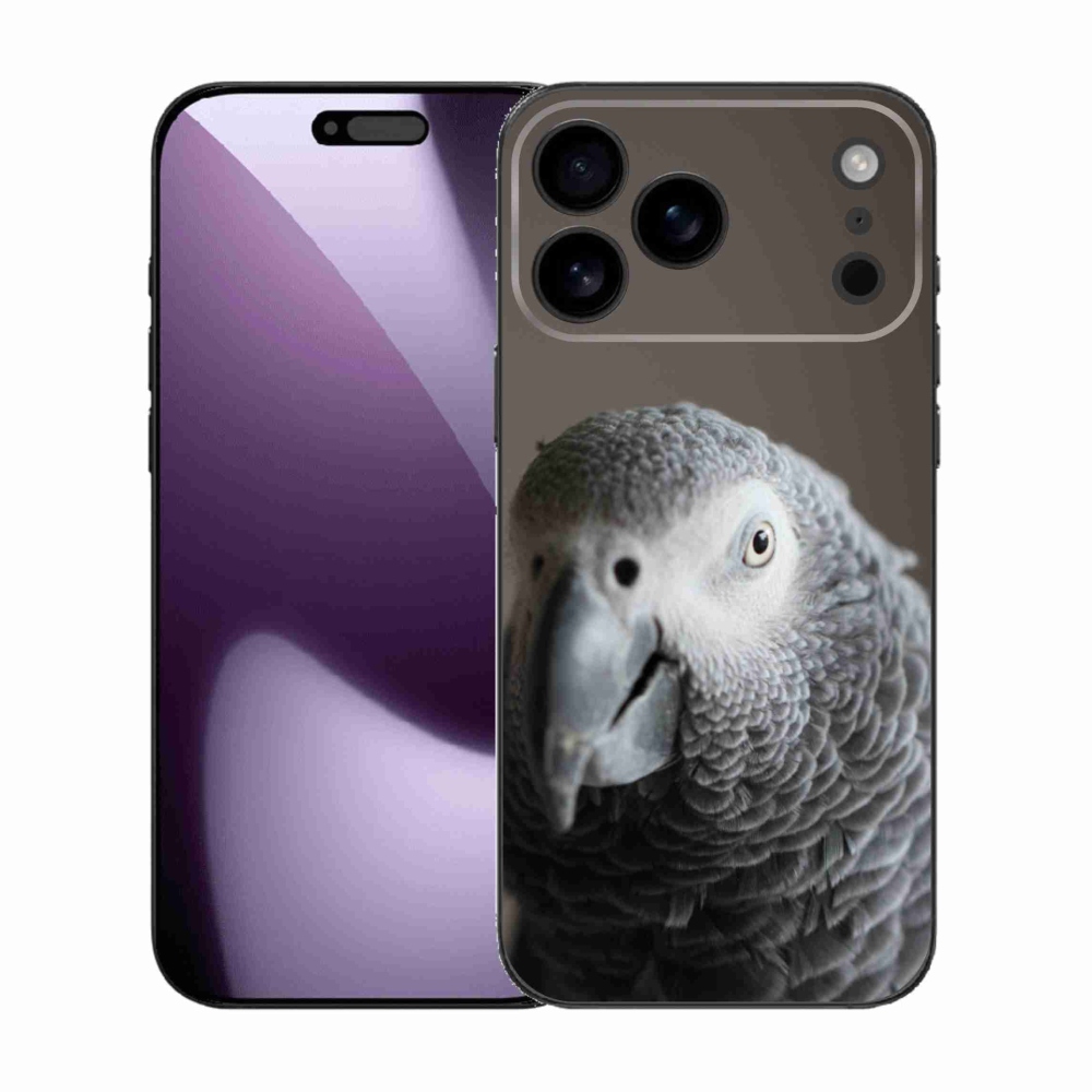 Gélový kryt mmCase na iPhone 17 Pro Max - papagáj žako 2