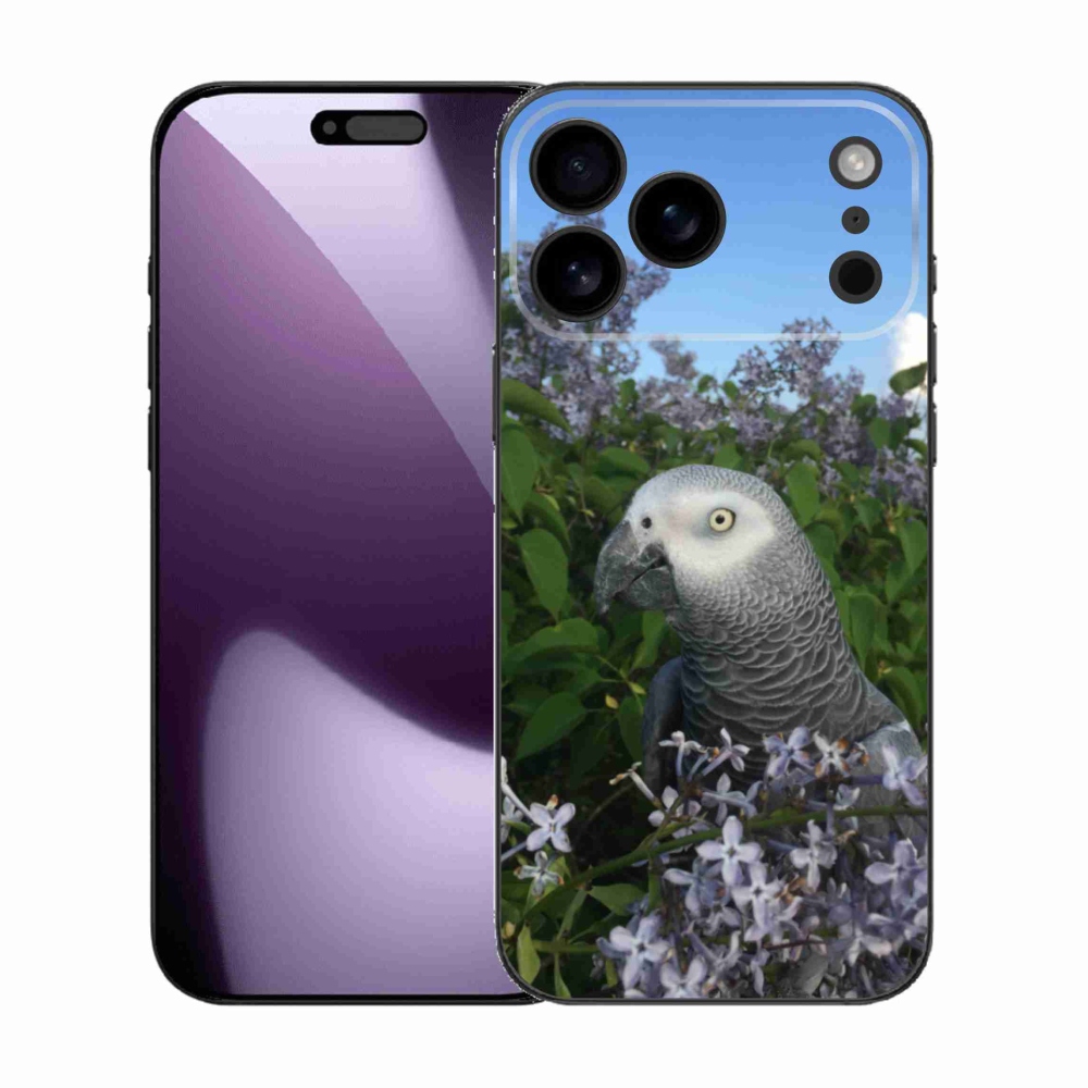 Gélový kryt mmCase na iPhone 17 Pro Max - papagáj žako