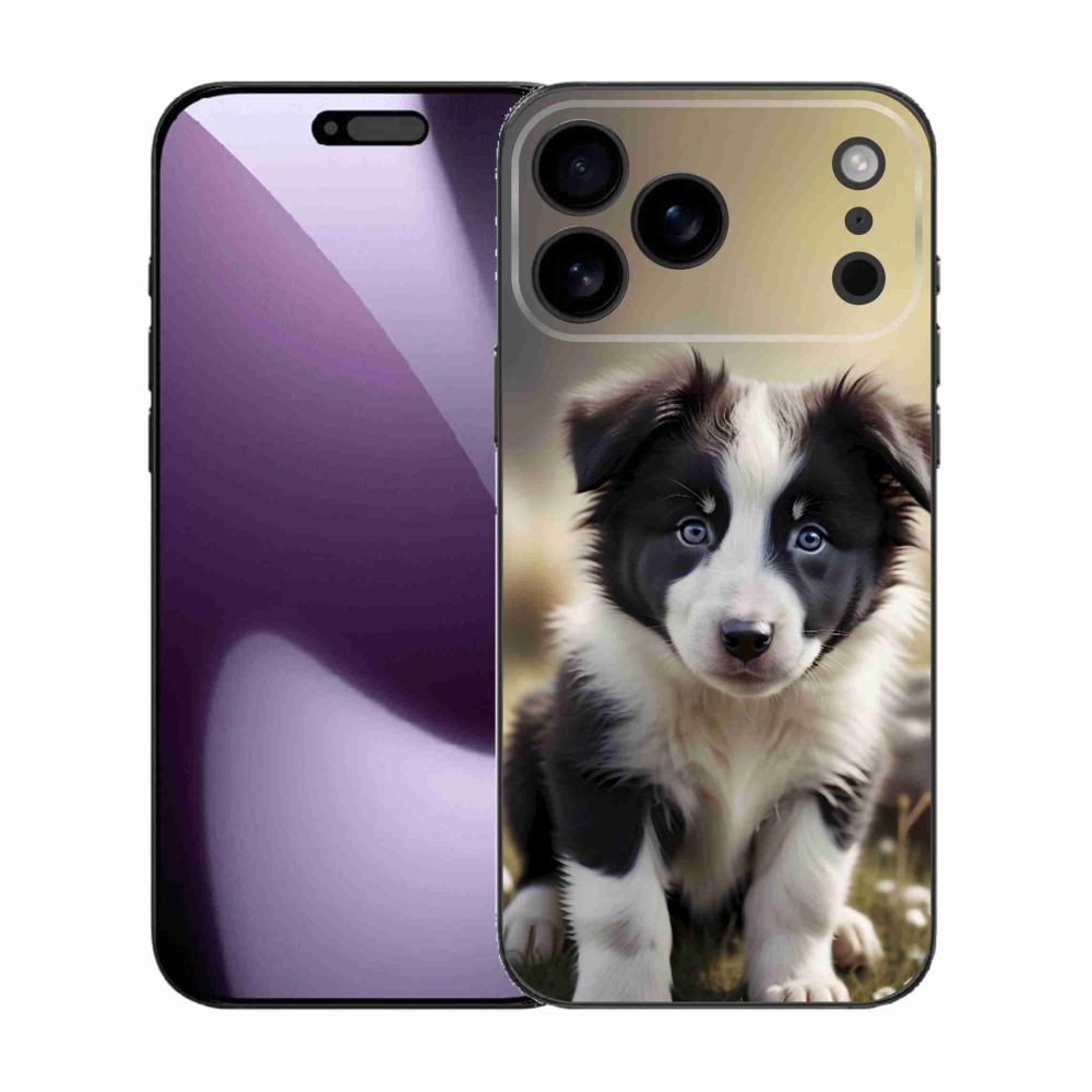 Gélový kryt mmCase na iPhone 17 Pro Max - roztomilá border kólia