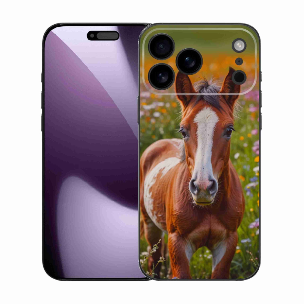 Gélový kryt mmCase na iPhone 17 Pro Max - roztomilé žriebä