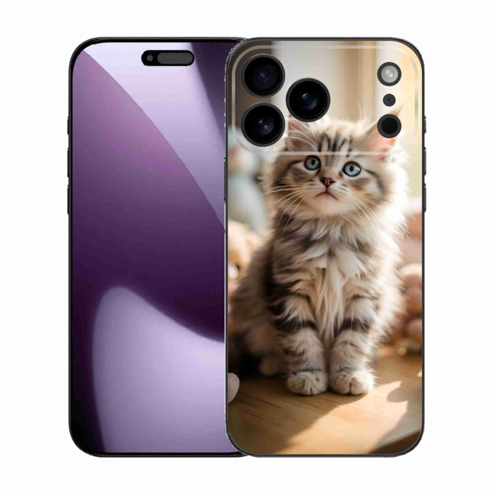 Gélový kryt mmCase na iPhone 17 Pro Max - roztomilé mačiatko 10
