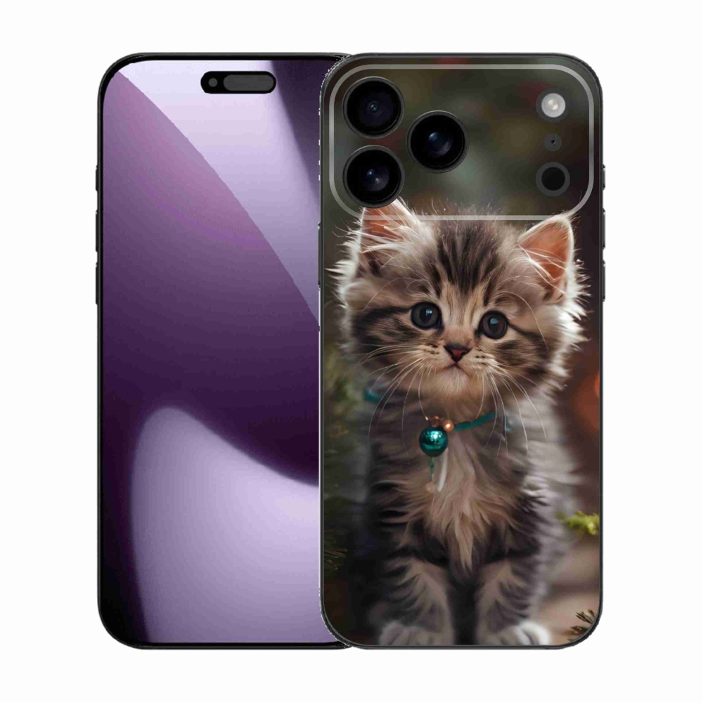 Gélový kryt mmCase na iPhone 17 Pro Max - roztomilé mačiatko 11