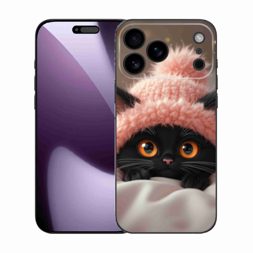Gélový kryt mmCase na iPhone 17 Pro Max - roztomilé mačiatko 7