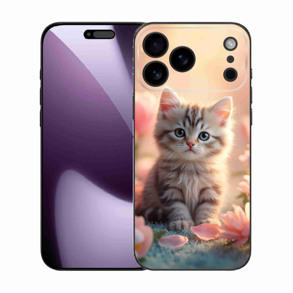 Gélový kryt mmCase na iPhone 17 Pro Max - roztomilé mačiatko 8