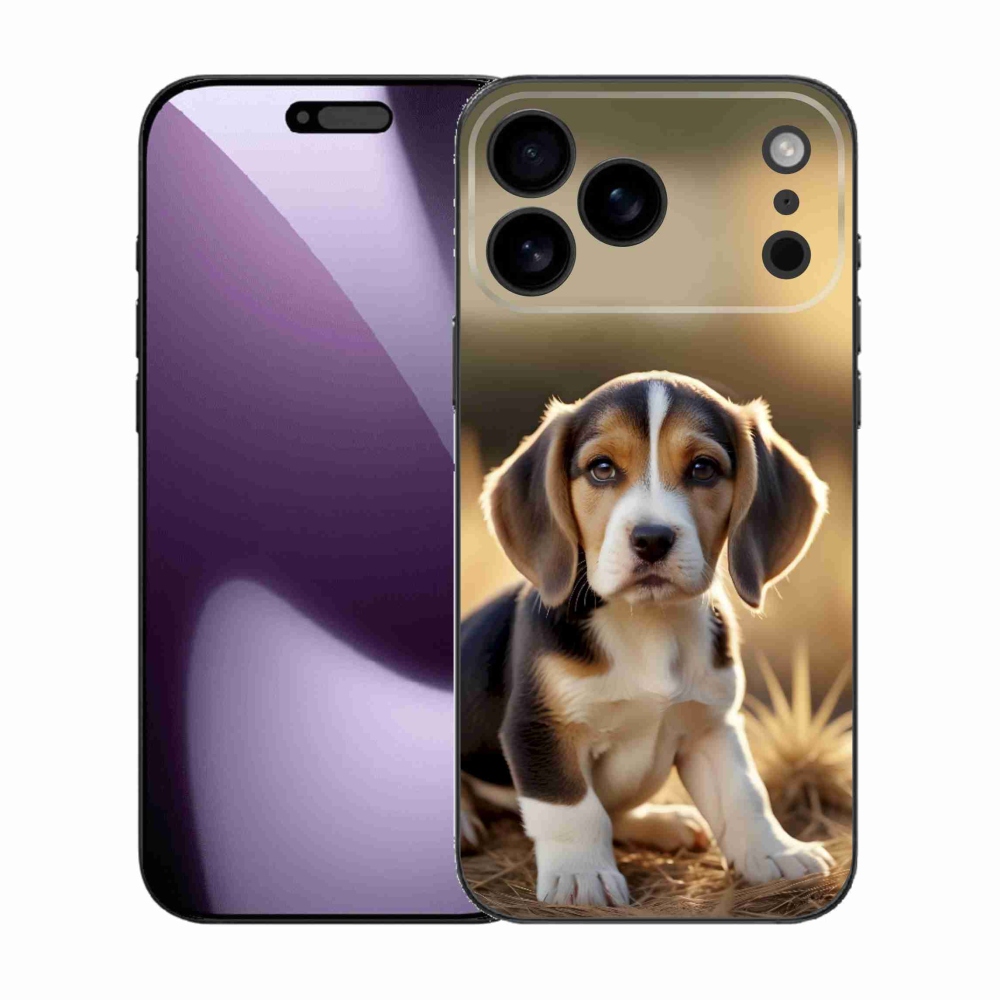 Gélový kryt mmCase na iPhone 17 Pro Max - roztomilý bígl