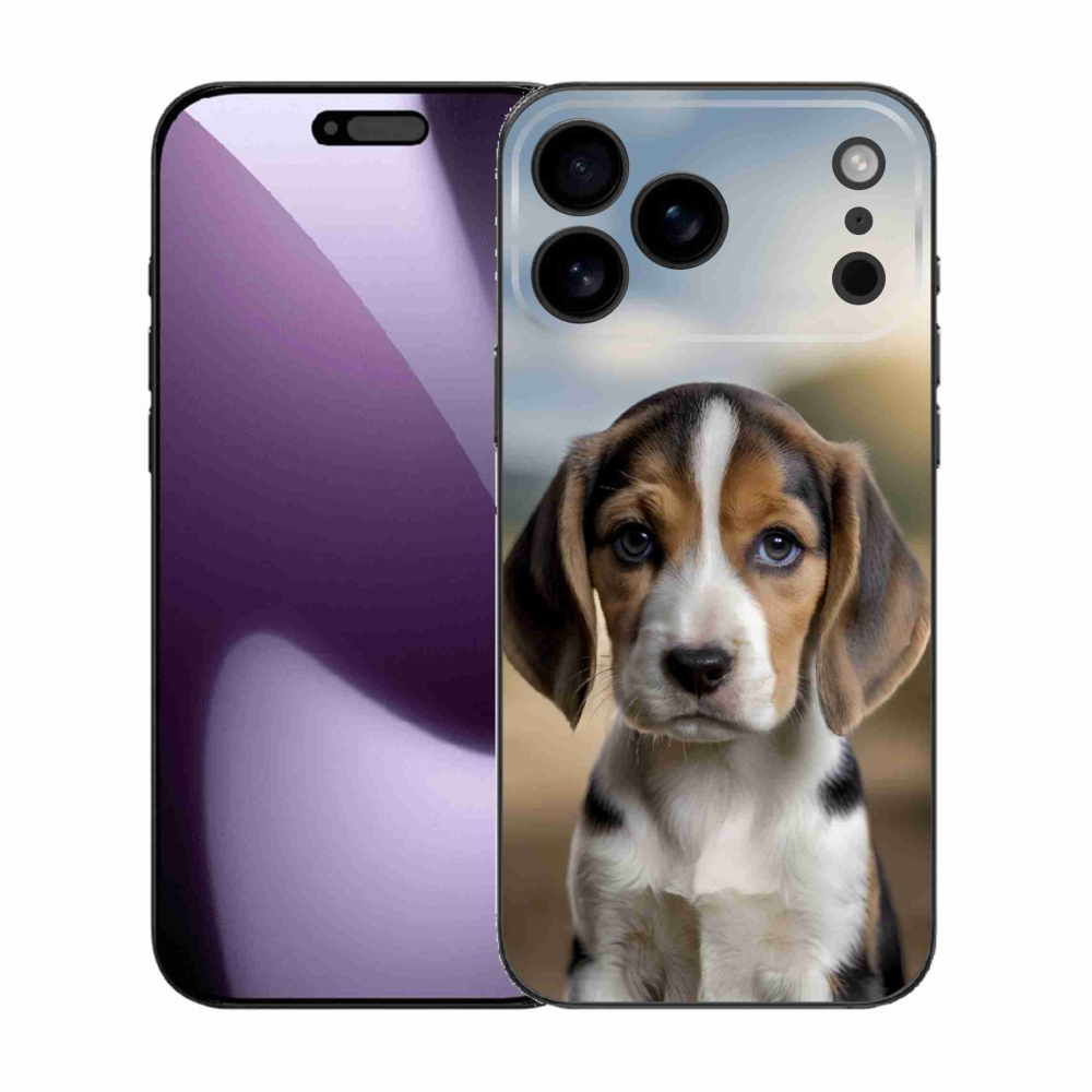 Gélový kryt mmCase na iPhone 17 Pro Max - roztomilý bígl