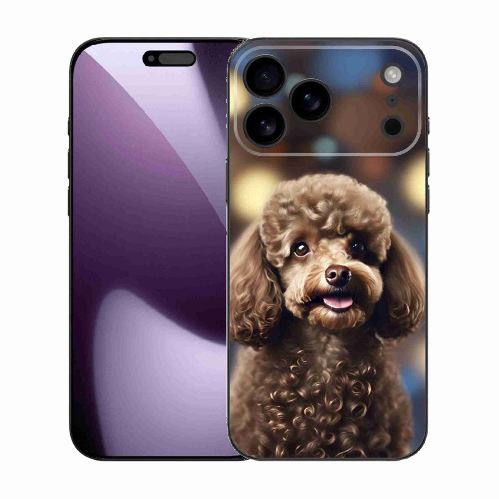 Gélový kryt mmCase na iPhone 17 Pro Max - roztomilý pudel