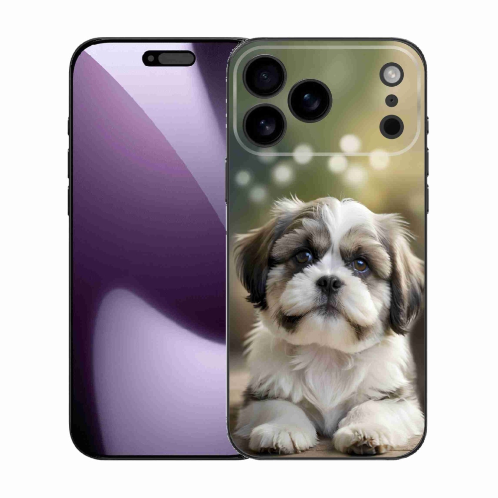 Gélový kryt mmCase na iPhone 17 Pro Max - roztomilý shih-tzu