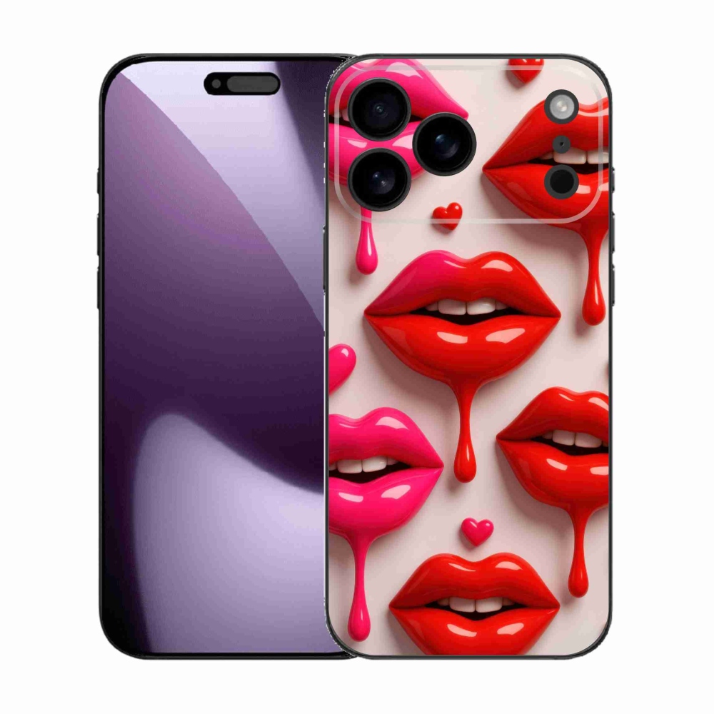 Gélový kryt mmCase na iPhone 17 Pro Max - pery 2