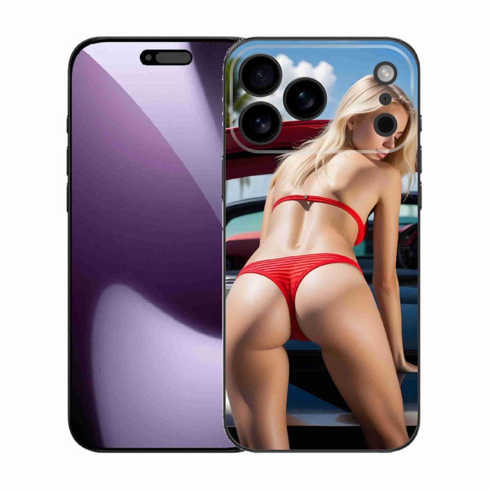 Gélový kryt mmCase na iPhone 17 Pro Max - sexy žena 2