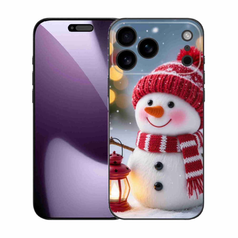 Gélový kryt mmCase na iPhone 17 Pro Max - snehuliak 2