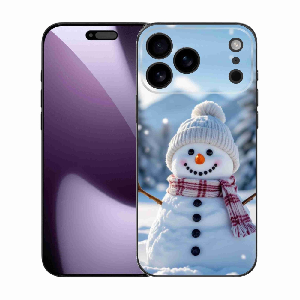 Gélový kryt mmCase na iPhone 17 Pro Max - snehuliak 3