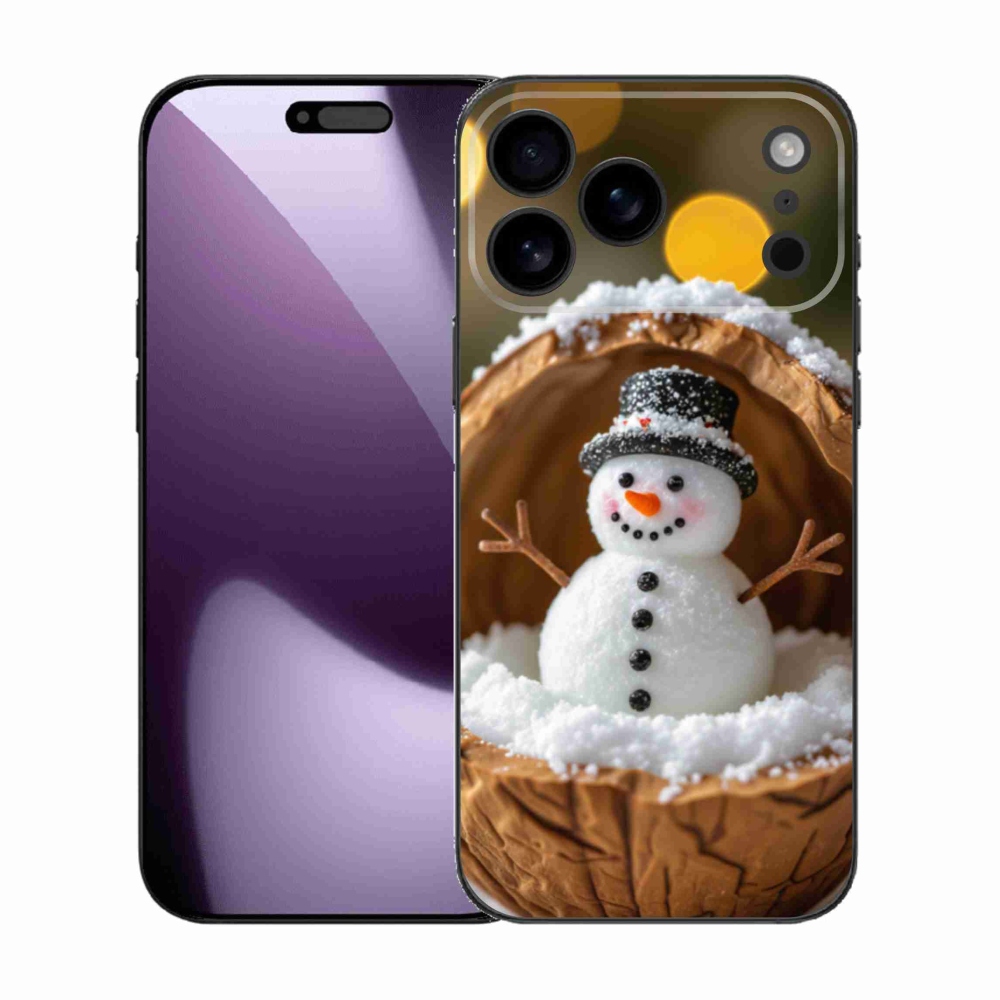 Gélový kryt mmCase na iPhone 17 Pro Max - snehuliak 4