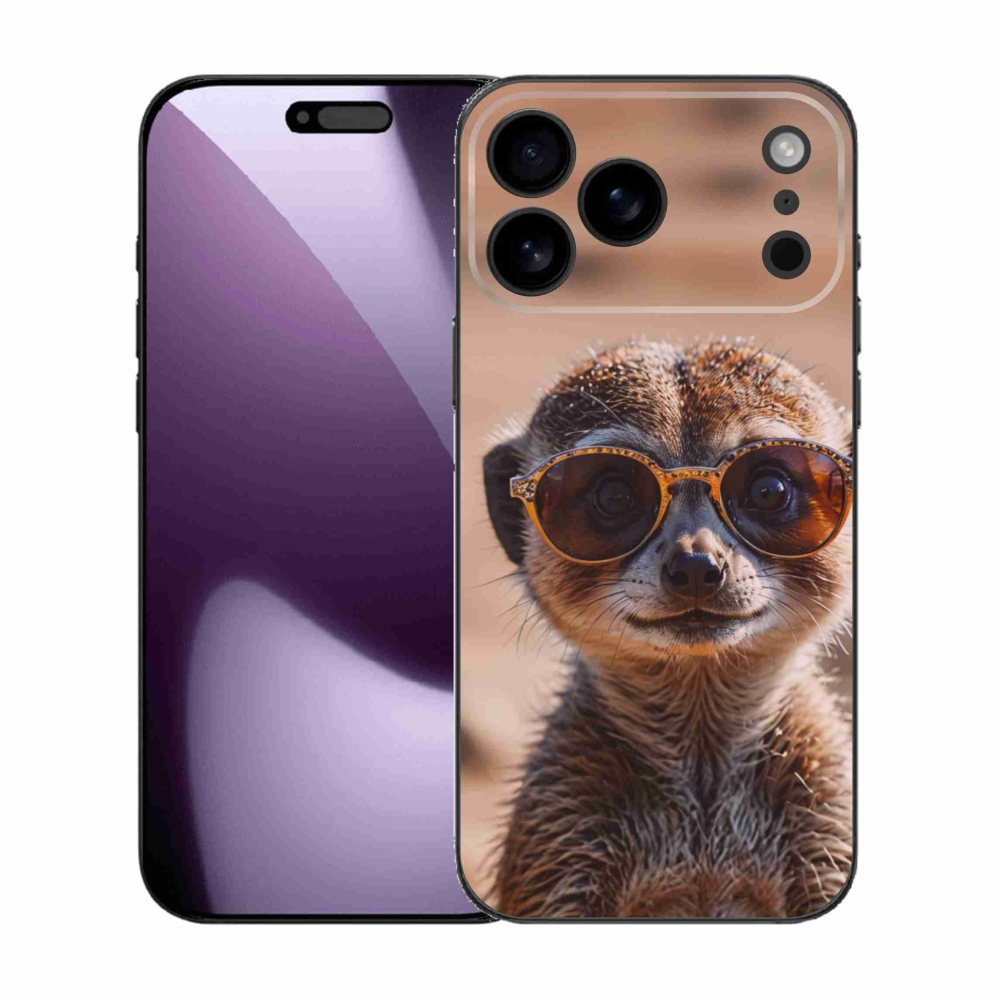 Gélový kryt mmCase na iPhone 17 Pro Max - štýlové surikata