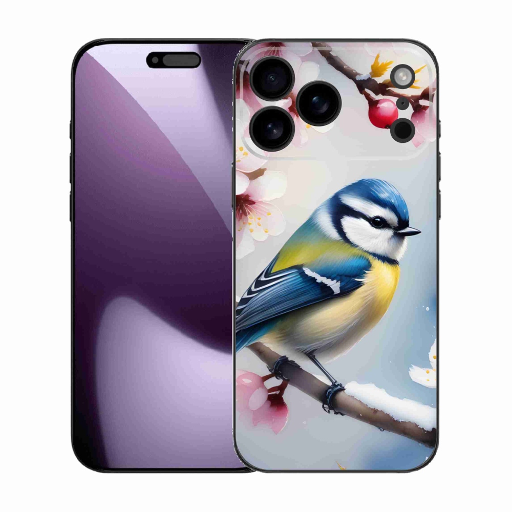 Gélový kryt mmCase na iPhone 17 Pro Max - sýkorka
