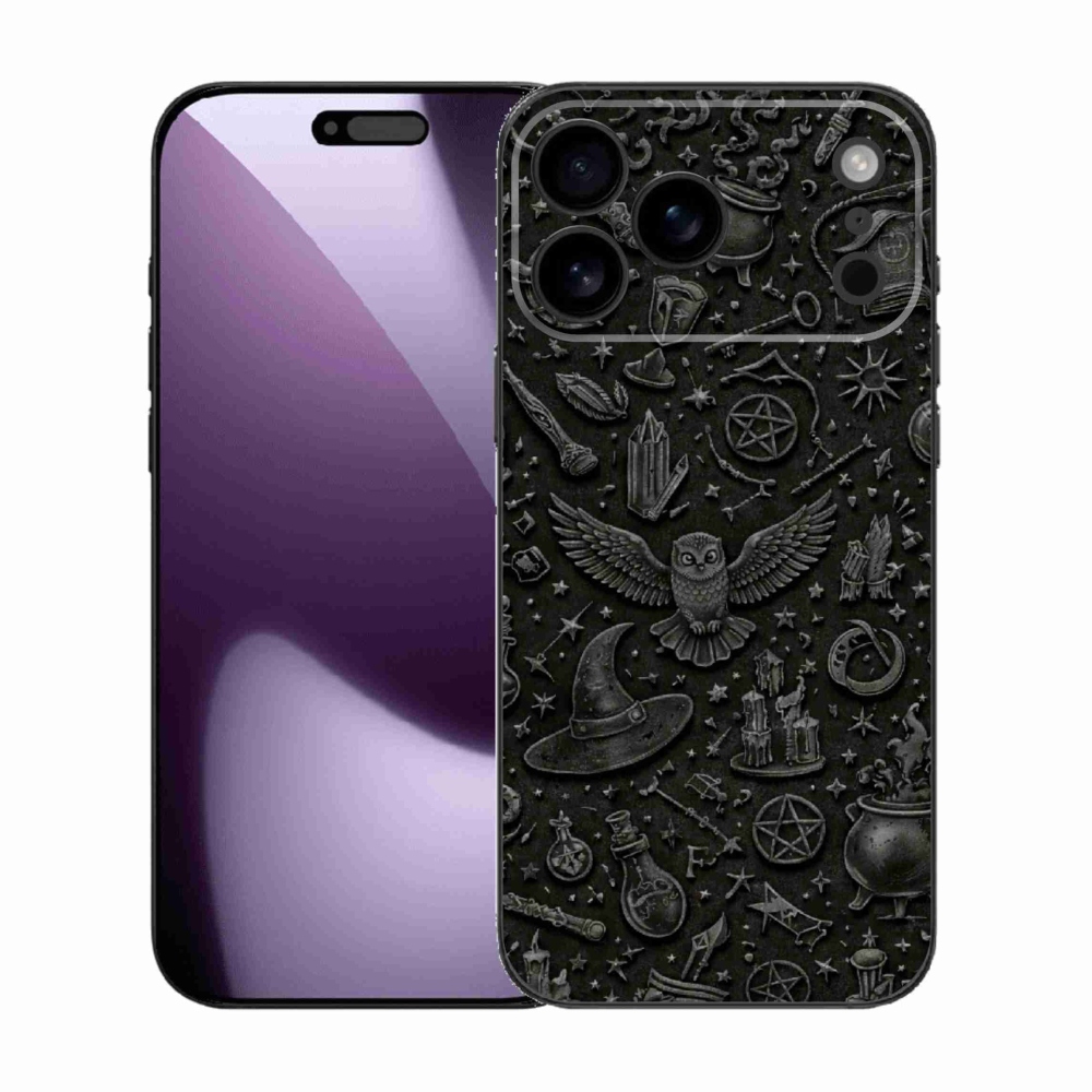 Gélový kryt mmCase na iPhone 17 Pro Max - tmavý magický svet