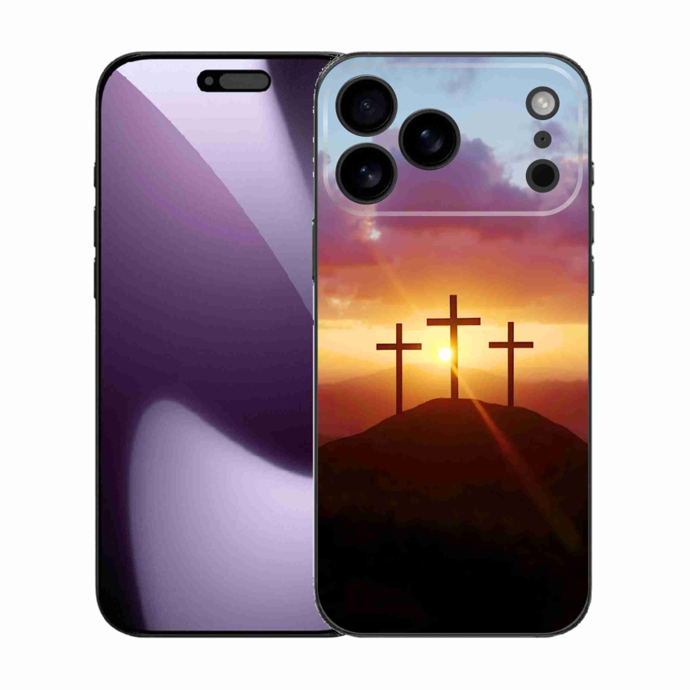 Gélový kryt mmCase na iPhone 17 Pro Max - tri kríža