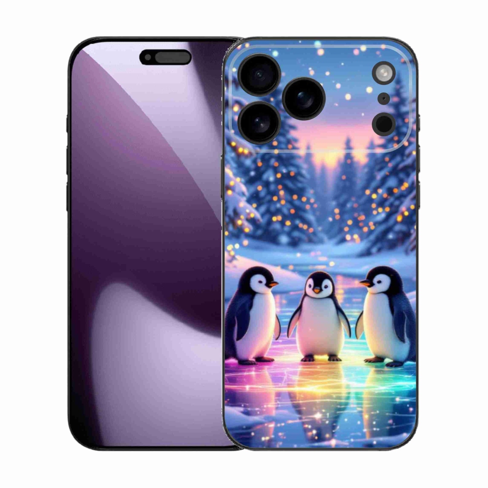 Gélový kryt mmCase na iPhone 17 Pro Max - tučniaci