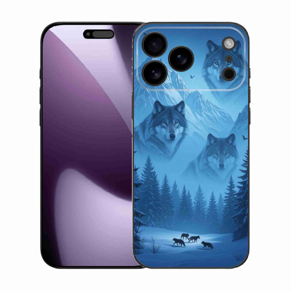 Gélový kryt mmCase na iPhone 17 Pro Max - vlčia svorka