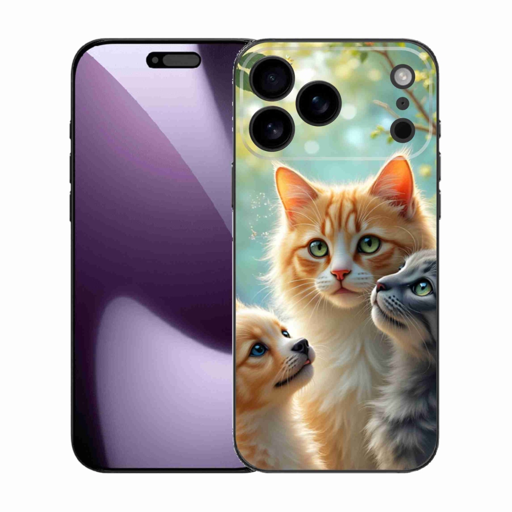Gélový kryt mmCase na iPhone 17 Pro Max - zvieracie priateľstvo 2