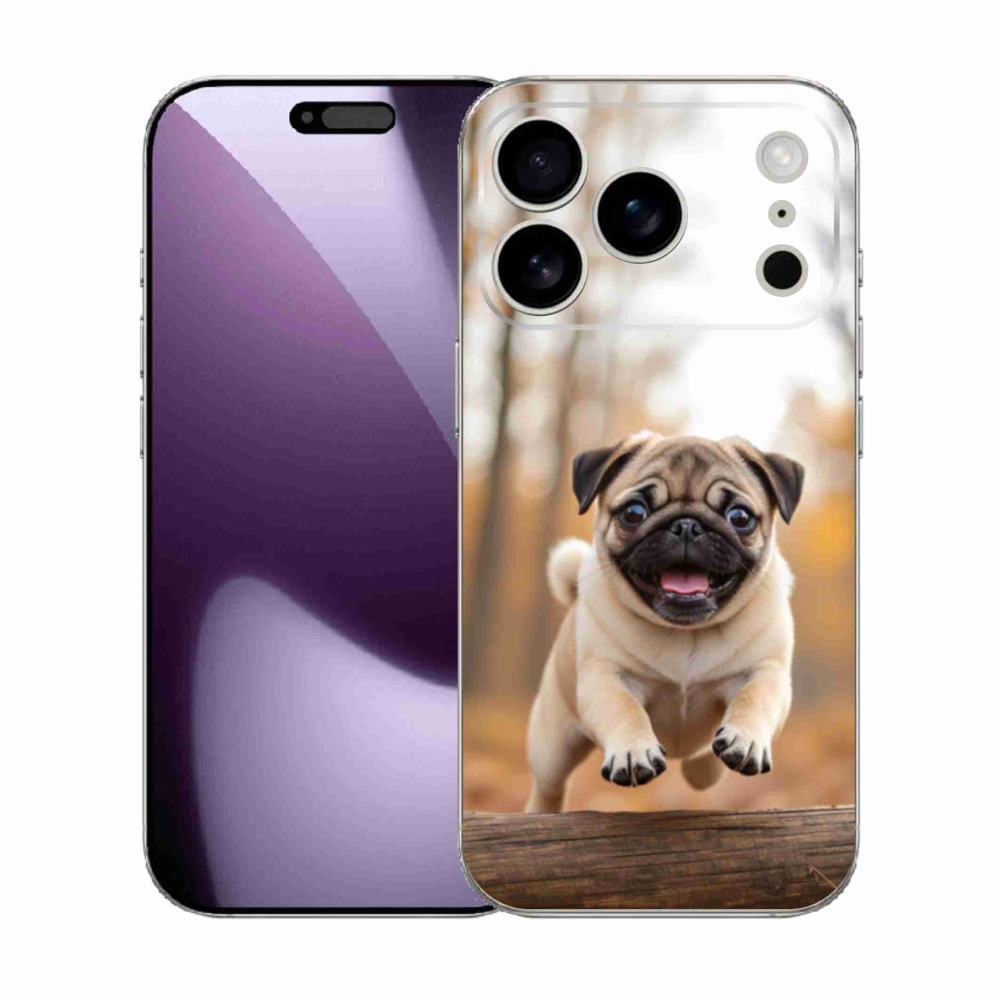 Gélový kryt mmCase na iPhone 17 Pro - mops 2